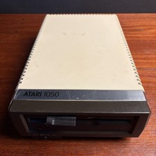 Atari 1050 External Floppy Disk Drive Turns On Untested For Functionality picture