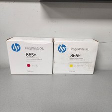 Genuine HP 865M PageWide XL Ink Cartridge Magenta + Yellow 500mL NEW picture