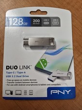 PNY Duo Link 128GB Dual-Drive USB 3.2 Flash Drive USB-C/USB-A 200MB/s picture