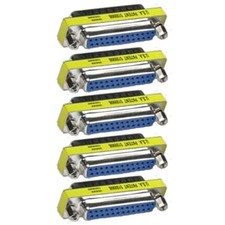 5x DB25 D-SUB 25-Pin Male to Female Port Saver Gender Changer Adapter Converter picture