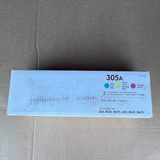 HP CE412A Genuine Toner Cartridge HP 305A Yellow Toner Amarillo - NEW Sealed picture
