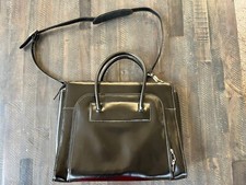 McKlein USA - W Series - Black Leather Women's LAKE FOREST Laptop Case picture