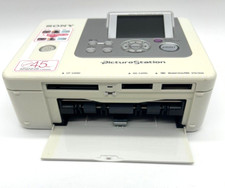 Sony DPP-FP70 Digital Photo Thermal Printer Powers UP - need AC cord picture