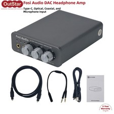 MINI Stereo DAC Headphone Amp External USB Sound Card f/Laptop Fosi Audio K5 PRO picture