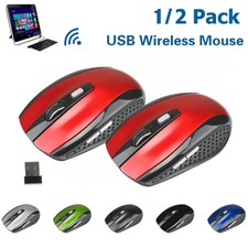 Wireless Optical Mouse Mice 2.4GHz USB Receiver For Laptop PC Computer DPI USA picture