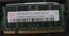Hynix HYMP512S64CP8-Y5 1GB PC2-5300 DDR2 SODIMM picture