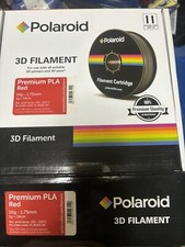 Polaroid Premium PLA 1.75mm 1kg 3d Print Filament Red Factory Sealed No Box picture