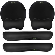 VAGAU Premium Keyboard Wrist Rest and Mouse Pad Support, Ergonomic Memory Foam picture
