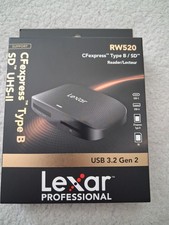 Lexar CFexpress Type B & SD Card Reader USB 3.2 Gen 2 10Gbps Rw520. Sealed picture