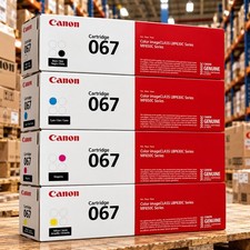 Canon 067 Toner Cartridge Set CMYK 4 Colors LBP630C MF650C NEW Sealed Box picture
