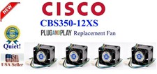 4x Quiet Replacement Fans for Cisco CBS350-12XS picture