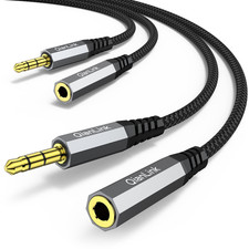 Headphone Extension Cable, (2-Pack, 6.6ft) 3.5mm Extension Audio Male to Female picture