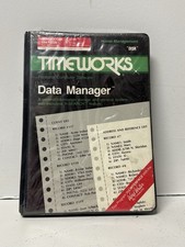 Timeworks Data Manager Commodore 64 Atari XL XE 1982 Sealed Vintage picture