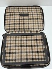Levenger Tablet Ipad 3rd 4th generation Leather Zip Folio Case Brown picture