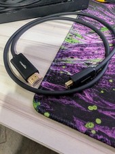 Amazon Basics Mini DisplayPort Male to HDMI Cable, 1080p, 3-Feet, Black picture