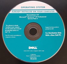 Microsoft Windows XP Professional Service Pack 3 Dell Reinstallation CD (04PW6N) picture