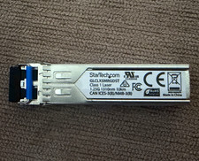 Lot 2x StarTech.com GLCLXSMRGDST SFP Transceiver Module 1.25G 1310nm 10km picture