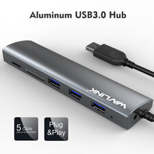 Wavlink High Speed Aluminum USB 3.0 3-Port USB Hub with 2-Slot SD/TFCard Reader  picture