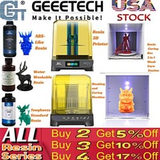 Geeetech Resin 3D Printer Series and ABS-like/Standard/Water Washable Resin Lot picture