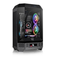 Thermaltake The Tower 300 Tempered Glass Micro-ATX Micro Tower Chassis Black picture