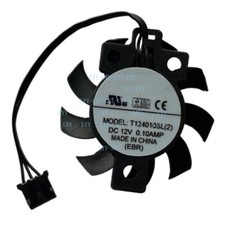 1pcs Cooling Fan T124010SL(2) DC12V 0.10A 3-wire 27x27x14mm picture