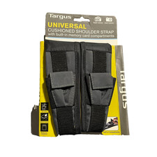 Targus Universal Cushioned Camera Strap with SD Holder- Black (TG-ST410) NOS picture