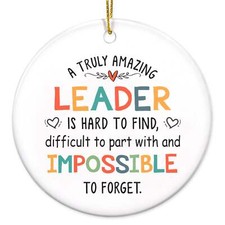 Christmas Ornaments Leader Gifts - Boss Lady, Manager Retirement, Thank You, App picture