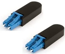 Ultra Spec Cables LC Fiber Optic Singlemode 9/125 Loopback Adapter 2 Pack picture