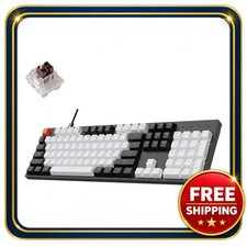 Keychron C2 Wired Mechanical Keyboard Full Size Brown Switch White Backlit picture