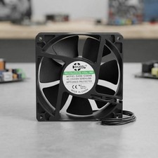 EC Motor Cooling Fan, 120mm Fan, 120mm 38mm AC 110V 115V 120V 220V 240V, Dual... picture
