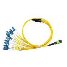 1~50M MPO/MTP Female/Male to 12xLC Type B Breakout Cable OS2 SM Fiber Patch Cord picture