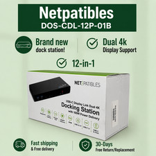 NEW USB-C 12-in-1 Dock Station for Dell Latitude 7420 7430 7440 7520 7530 picture
