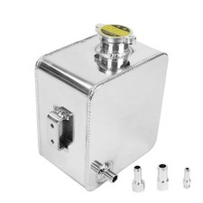 Blackhorse-racing 2.5L Universal Aluminum Coolant Radiator Overflow Ex picture