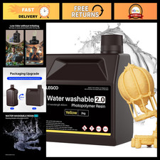 Water Washable 3D Printer Resin 2.0 - 405nm UV-Curing, Low Viscosity, Tough, 200 picture