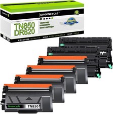 4PC TN850 Toner & 2PK DR820 Drum Unit Set For Brother HL-L6200DW MFC-L5800DW picture