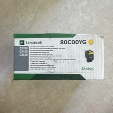 LEXMARK Toner Replacement for CX510 Yellow Color New In Box Cx310 Cx410 picture
