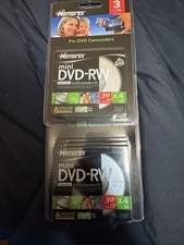 2 MEMOREX MINI DVD-RW 3 Pack 1.4GB 30 min. DVD Camcorder or PC NEW picture