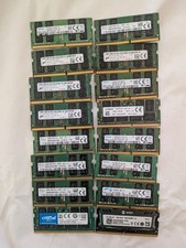 Micron 32GB (2x16GB) DDR4-2400 PC4-19200 SODIMM Laptop RAM MTA16ATF2G64HZ-2G3H1 picture
