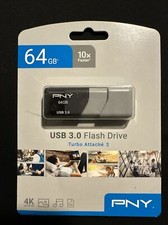 PNY P-FD64GTBOP-GE TECHNOLOGIES 64GB USB Turbo 3.0 10X Faster picture