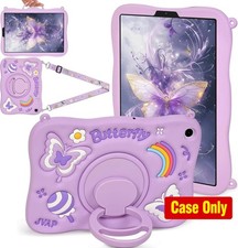 Cute Butterfly Case for Samsung Galaxy Tab A9/A11 8.7 Inch with Rotating Handle picture