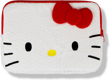 X Sanrio Plush Tech Sleeve | 14 Inch Fuzzy Laptop Computer and Ipad Tablet Carry picture