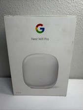 New Open Box Google Nest Wifi Pro 6e AXE5400 Mesh Router - Snow Tri Band UNUSED picture
