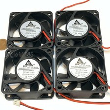 4 pieces Computer case 2Pin 6025 DC Fan 24V 6cm 60x60x25mm Motor Cooling WD picture