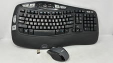 Logitech Wave Comfort Wireless K350 Keyboard w/ M705 Mouse & USB Dongle picture