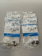 Commscope/Uniprise Cat6 Modular Jack, Black UNJ600-BLK Lot Of 6 picture