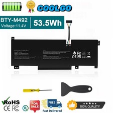 ✅BTY-M492 BATTERY FOR MSI PULSE GL66 11UDK-255VN 11UEK-016AU 11UCK-200XPL 53.5WH picture