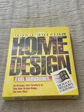 Vintage 90’s Expert Software Home Design PC Gold Edition Factory Sealed Windows picture