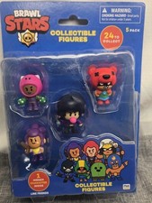 RARE NEW SEALED BRAWL STARS S1 FIGURES - 5 PACK DELUXE BOX picture