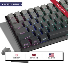 XVX PBT Keycaps - Side Printed Keycaps 60 65 75 100 Percent, Double Shot Shine T picture