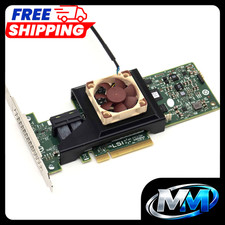 LSI 9340 9302 8i IBM M1215 SAS HBA Noctua 40mm Fan Mount Cooling Shroud Cooler picture